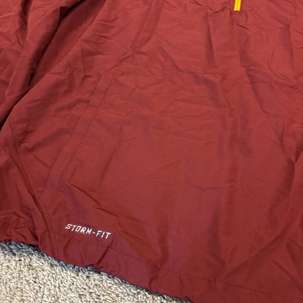 Nike Storm-Fit 1/4 Zip Windbreaker Pullover Jacket Mens Med Red Florida State?